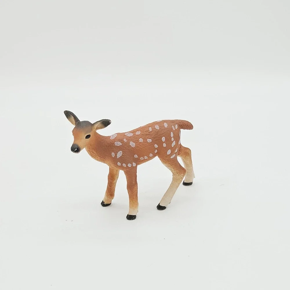 Schleich Fawn Figurine Unisex Small Brown White Spotted Woodland Animal 2023